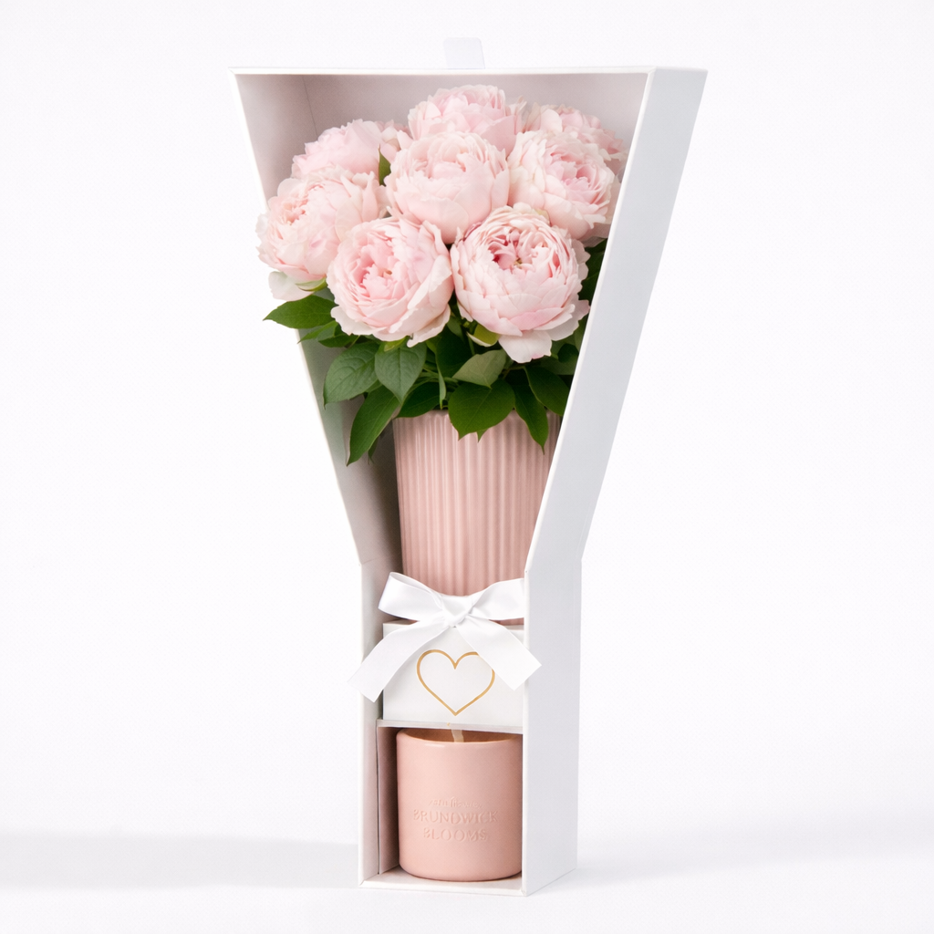 Pretty in Pink for Mom - Premium Peonies Bundle